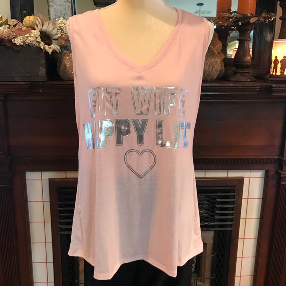 💖 Pink Workout Tank Top - Picture 1 of 6